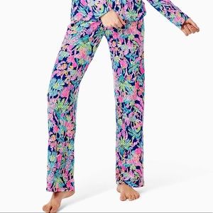 Pj knit pant oyster bay navy seen and herd